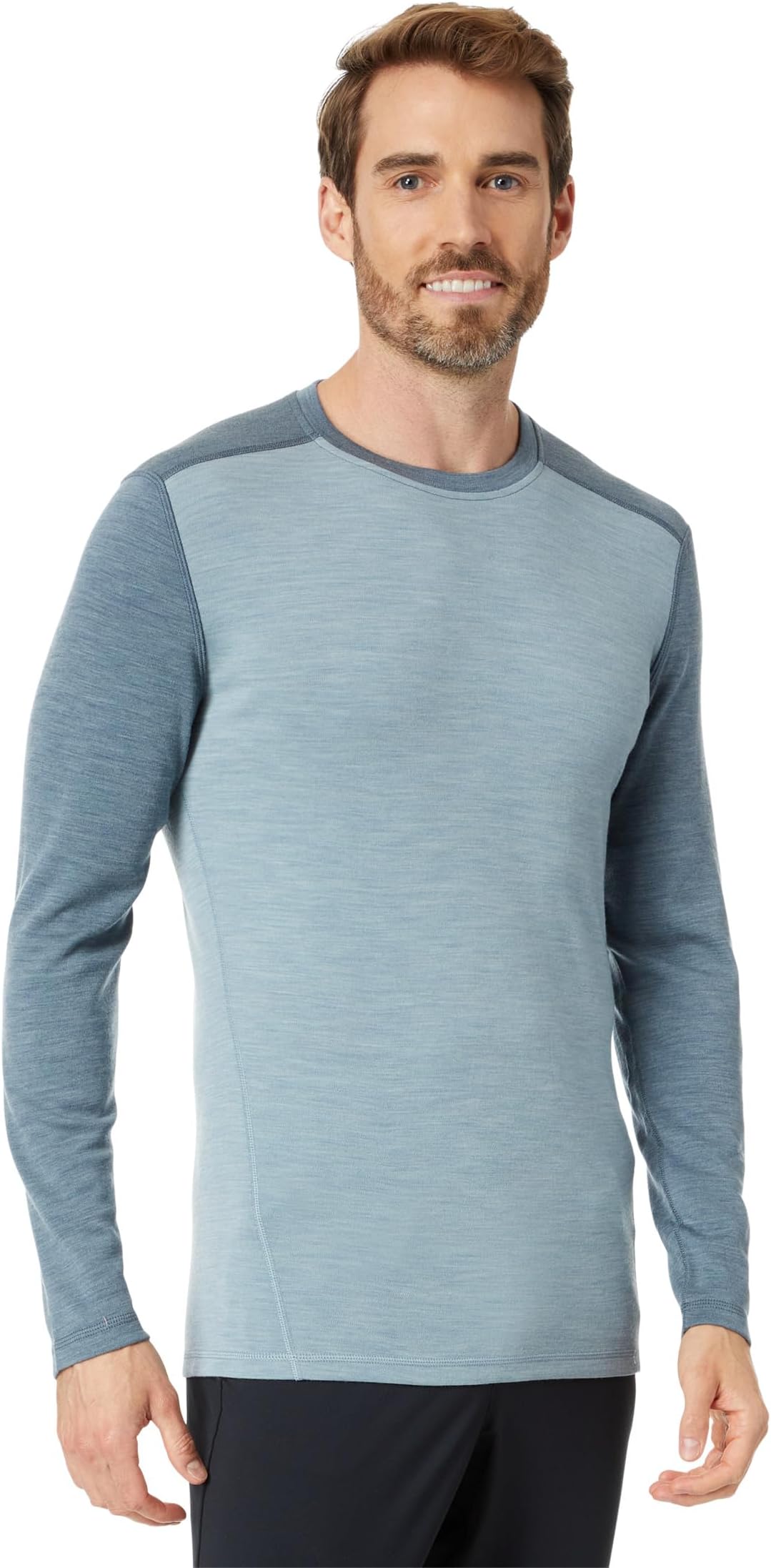 

Базовый слой Merino 250 Crew Smartwool, цвет Pewter Blue/Lead