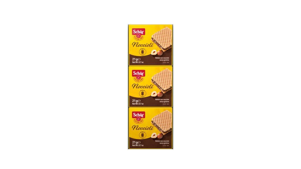 

Ноччиоли с арахисом без глютена 63 г Schar Schär