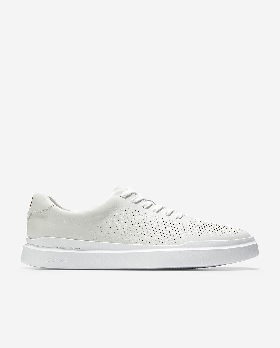 

Мужские кроссовки из перфорированной кожи на шнуровке Cole Haan, белый