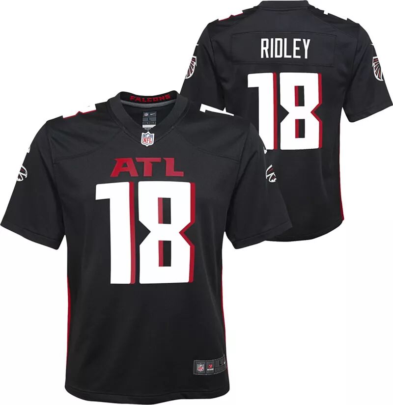 

Черная игровая майка Nike Youth Atlanta Falcons Calvin Ridley #18