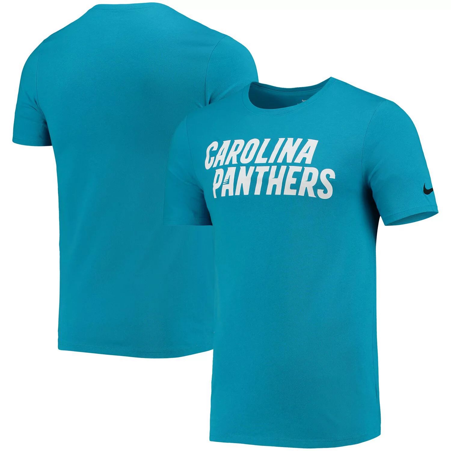 

Мужская синяя футболка Nike Carolina Panthers Legend Wordmark Performance, Синий