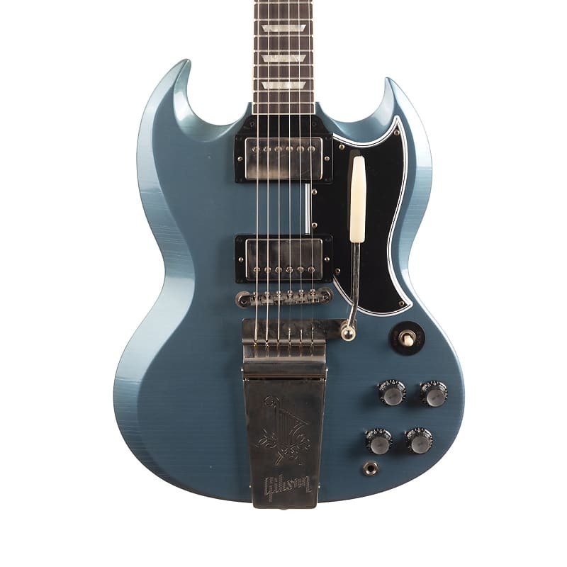 

Электрогитара Gibson Custom 1964 SG Standard Reissue Murphy Lab Ultra Light Aged - Pelham Blue