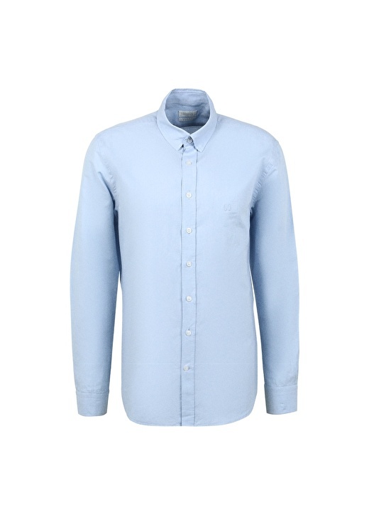 

Голубая мужская рубашка Slim Fit с классическим воротником Network