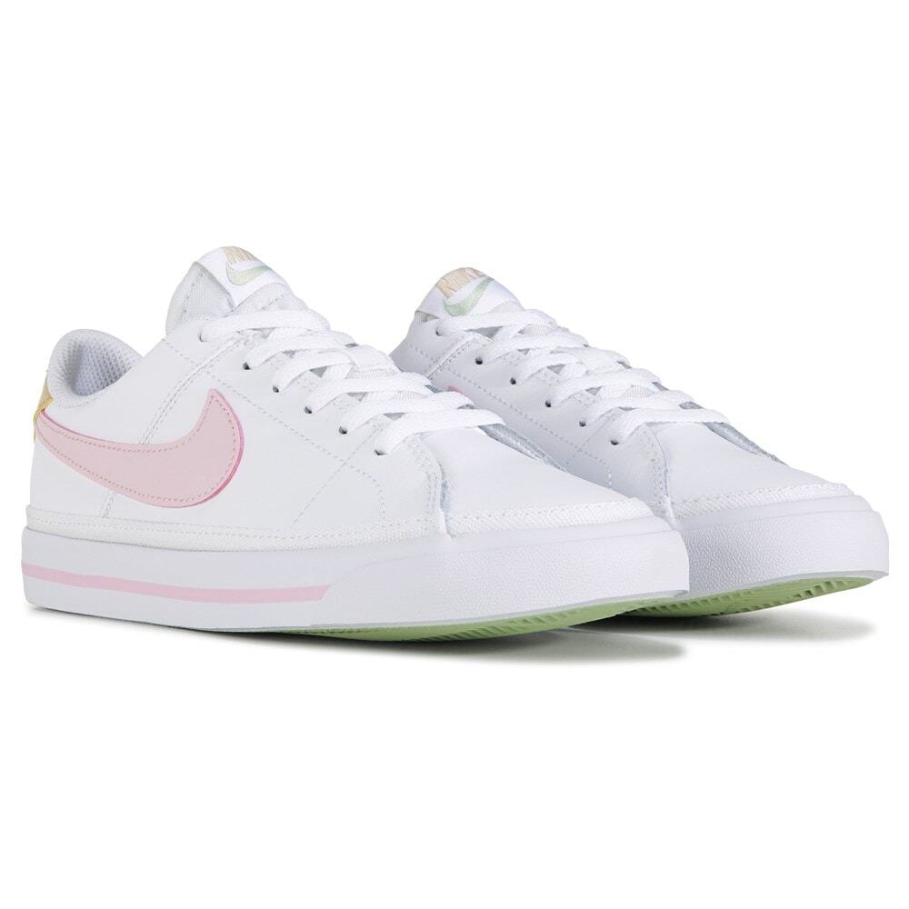

Детские низкие кеды Court Legacy Big Kid Nike, белый, Серый