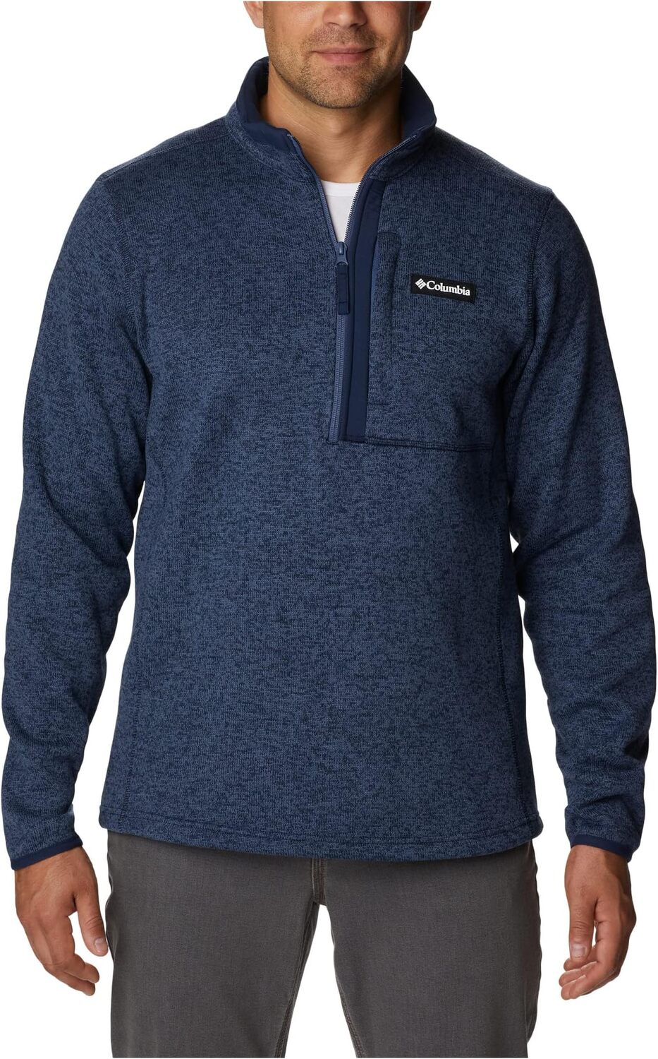 

Свитер Weather на молнии 1/2 Columbia, цвет Dark Mountain Heather/Dark Mountain