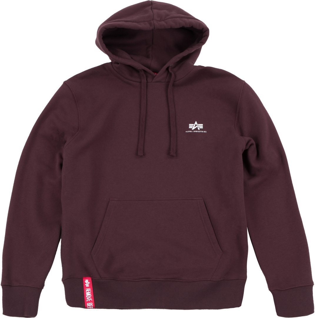 

Кофта Alpha Industries Alpha Basic Small Logo с капюшоном, mahagony