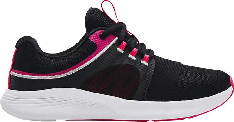 

Кроссовки Under Armour Wmns Charged Breathe Bliss Black Electro Pink, черный