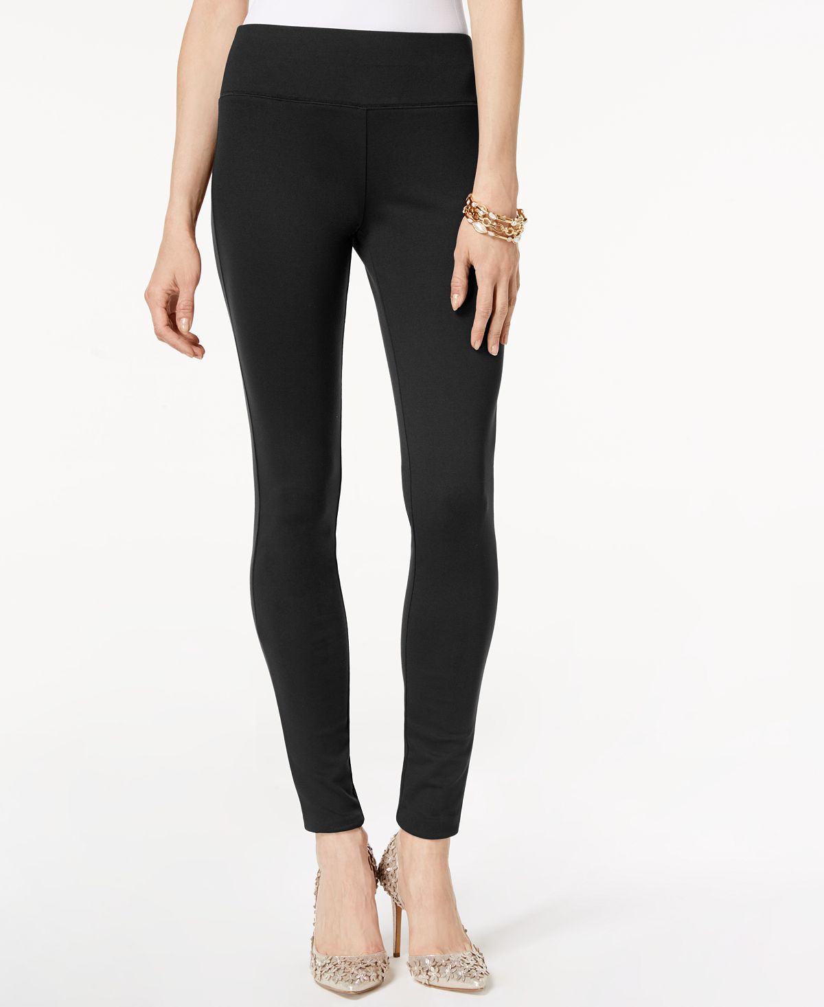 Женские брюки понте без застежек, созданные для macy's INC International Concepts, мульти