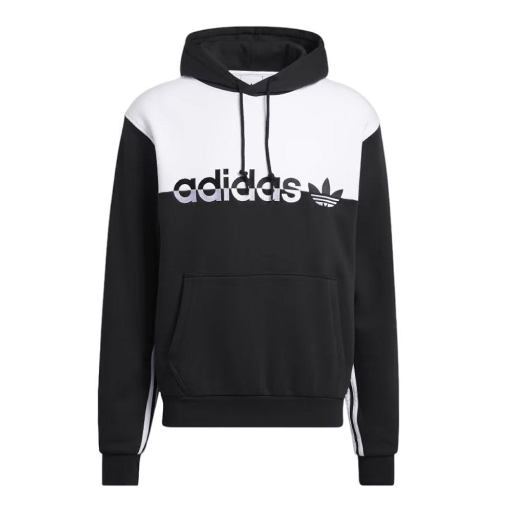 

Толстовка Adidas Originals Split, черный/белый
