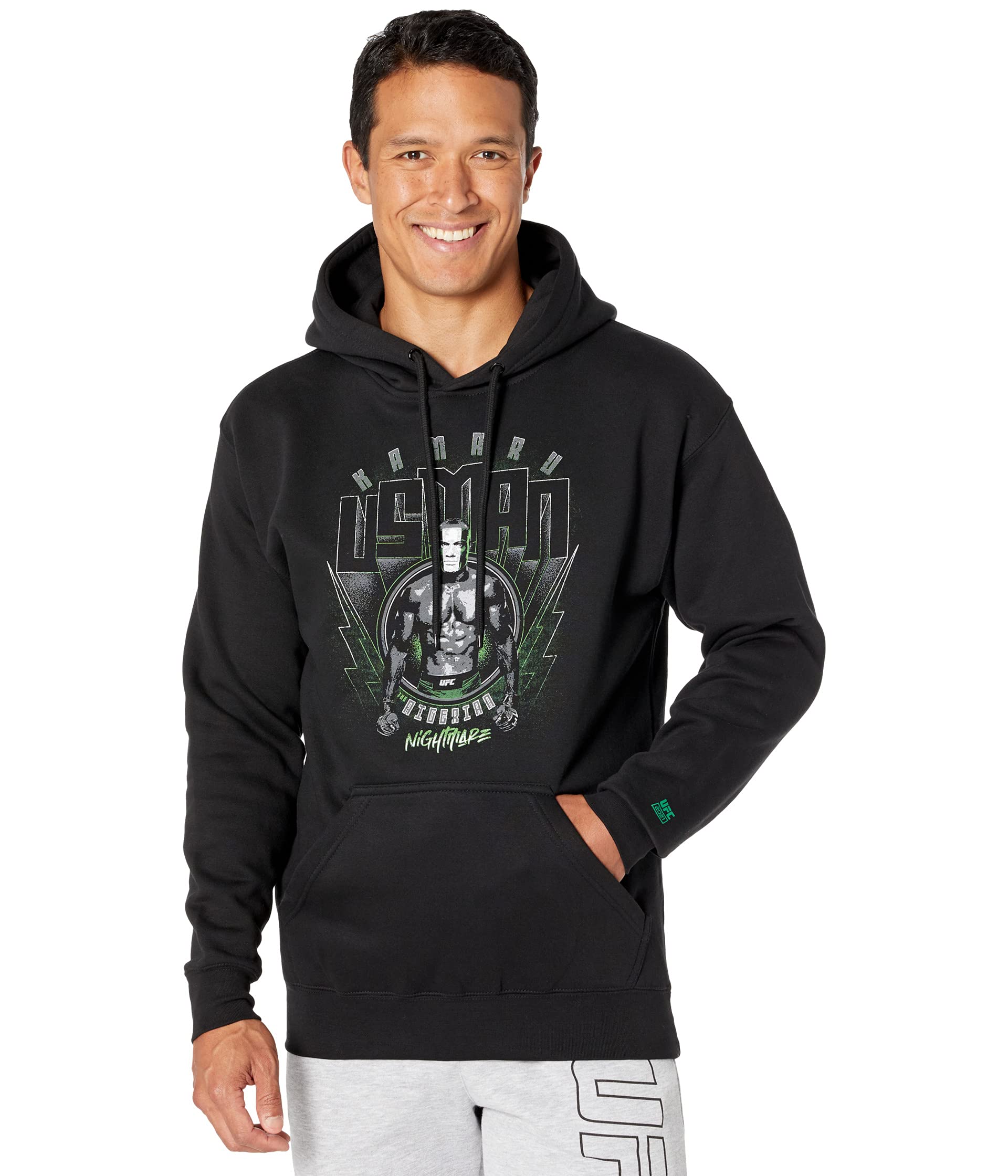 

Худи UFC, Kamaru Usman Burst Fleece Hoodie, Черный