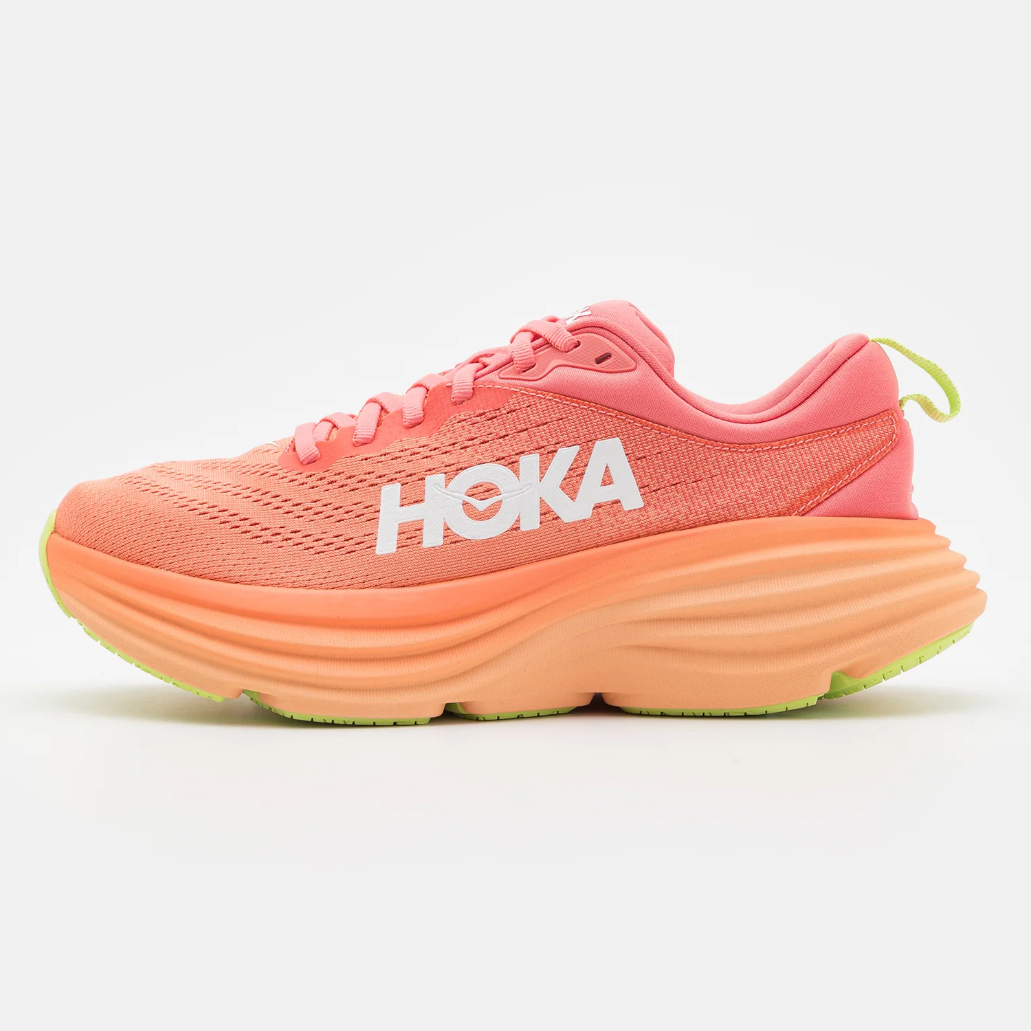 

Кроссовки Hoka Bondi 8, коралловый/папайя, Красный