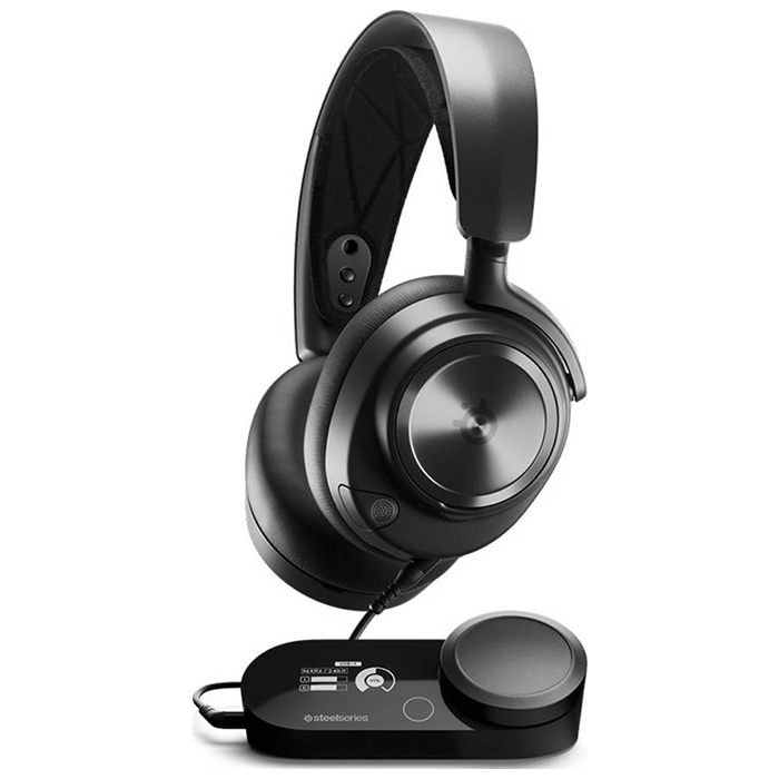 Наушники игровые проводные SteelSeries Arctis Nova Pro, черный - фото