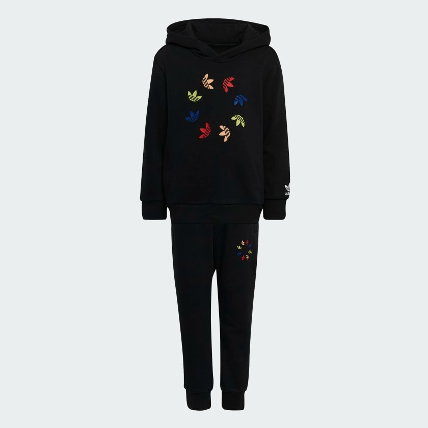 

Детский комплект Adidas Originals Adicolor, 2 предмета, черный