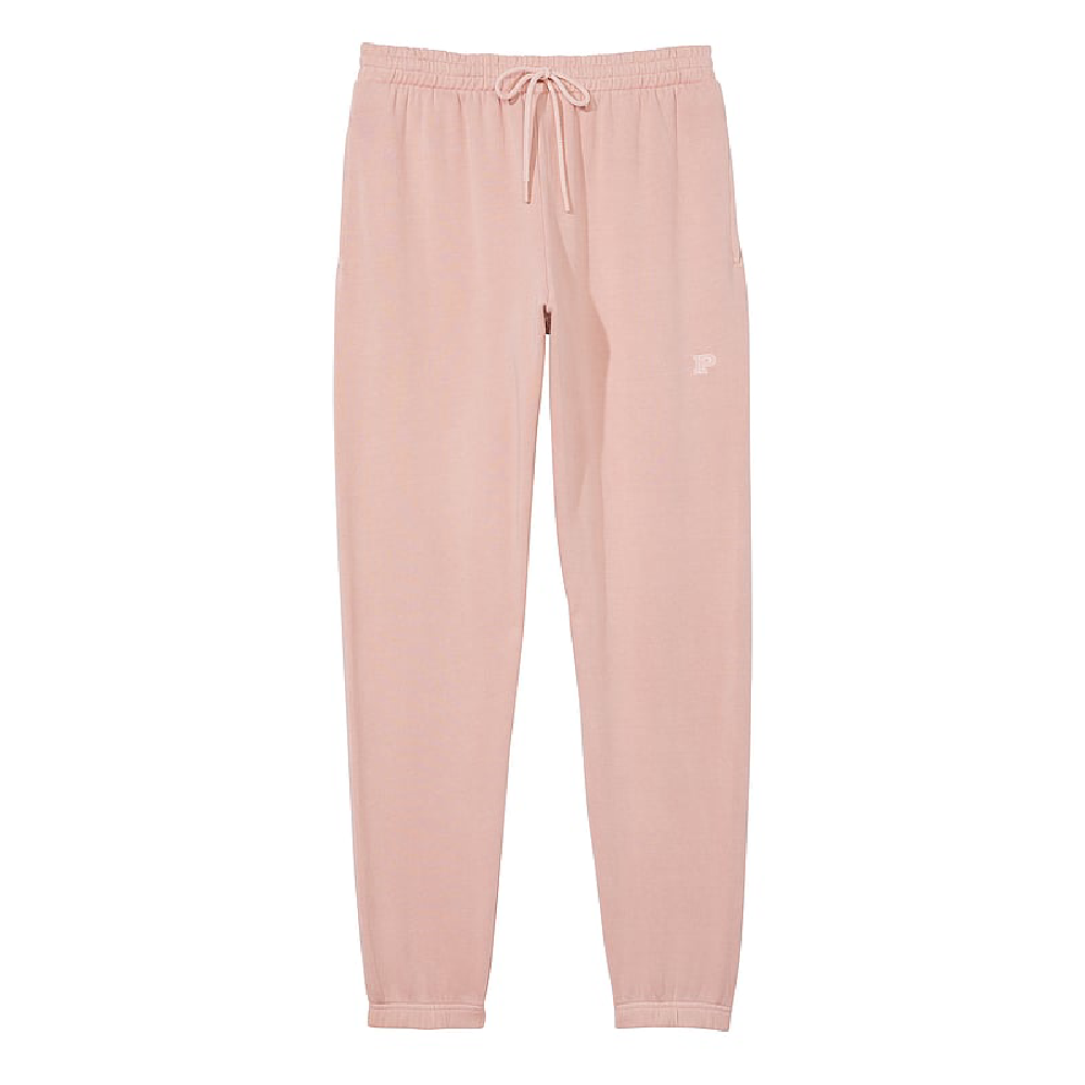Спортивные брюки Victoria's Secret Pink Premium Fleece Slim, светло-розовый