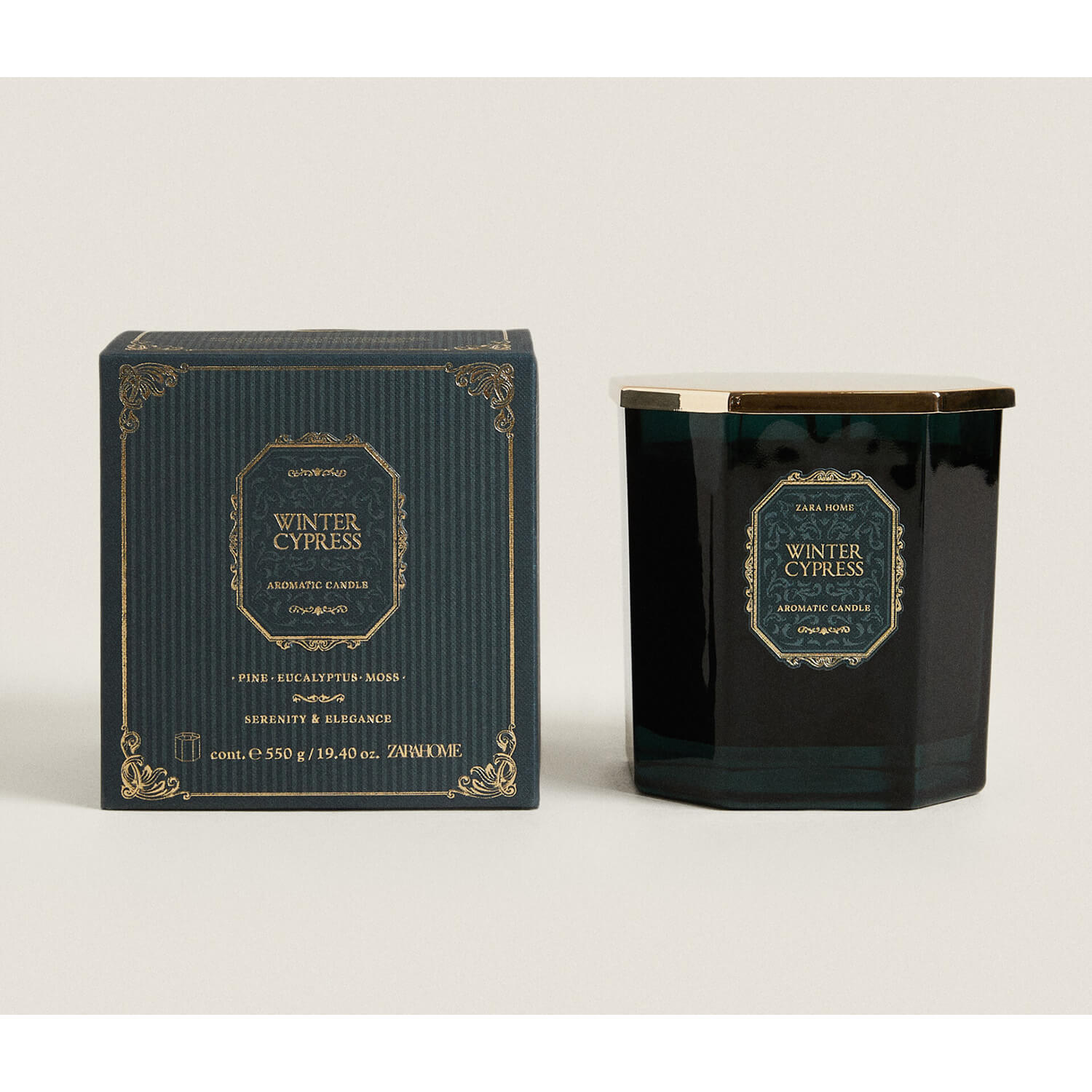 

Ароматическая свеча Zara Home Winter Cypress, 550 г
