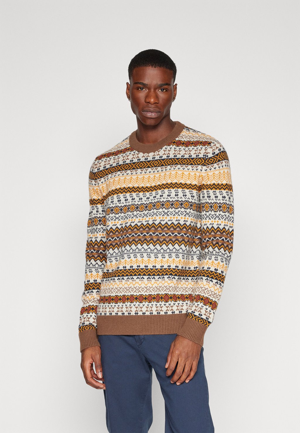 Свитер SLHFARO Selected Homme, многоцветный selected homme свитер