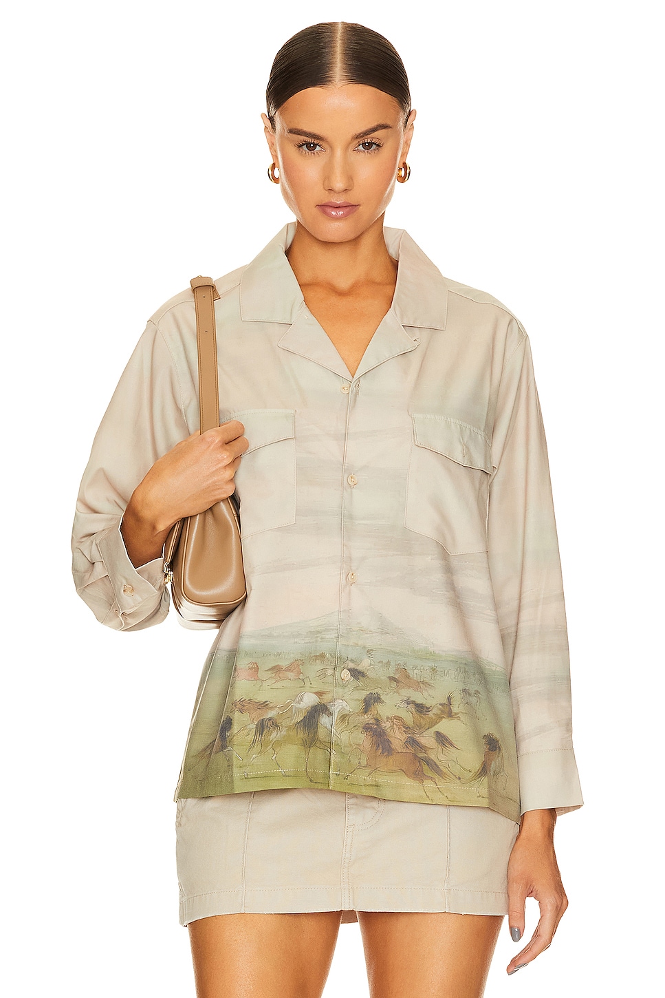 

Топ Found Wildlife Field Long Sleeve, кремовый