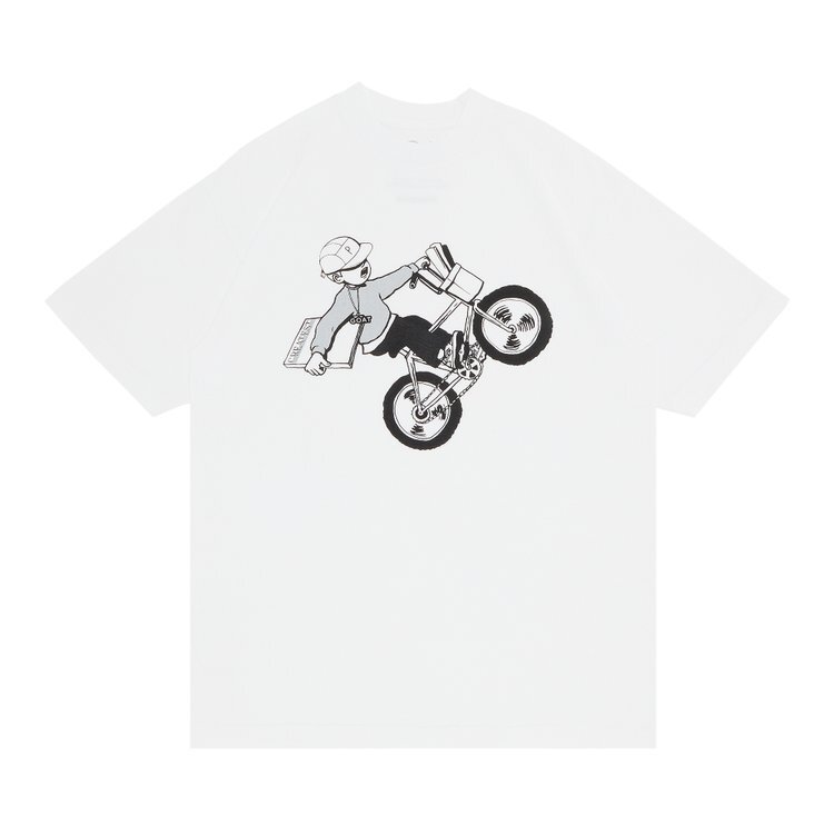 

Футболка GOAT Exclusive Paperboy Classic T-Shirt In White, белый