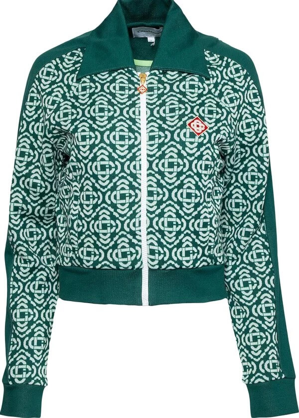 

Спортивный топ Casablanca Monogram, зеленый