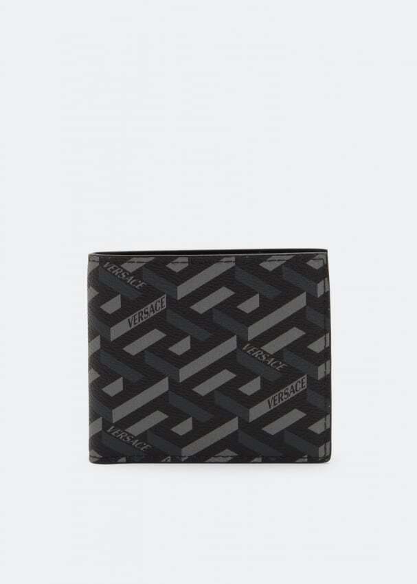 

Кошелек VERSACE La Greca signature bi-fold wallet, принт