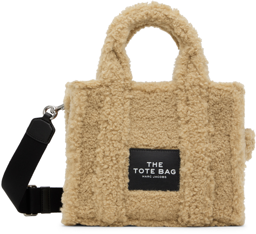 

Бежевая мини-тоут с короткими ручками 'The Teddy Traveler' Marc Jacobs