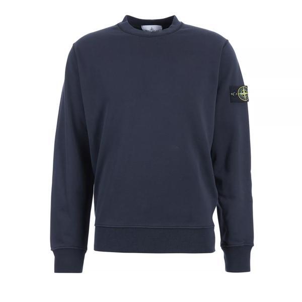 Футболка sweatshirt crew Stone Island, синий