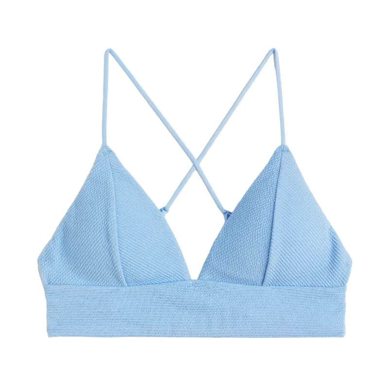 

Лиф H&M Padded Bikini Top, голубой