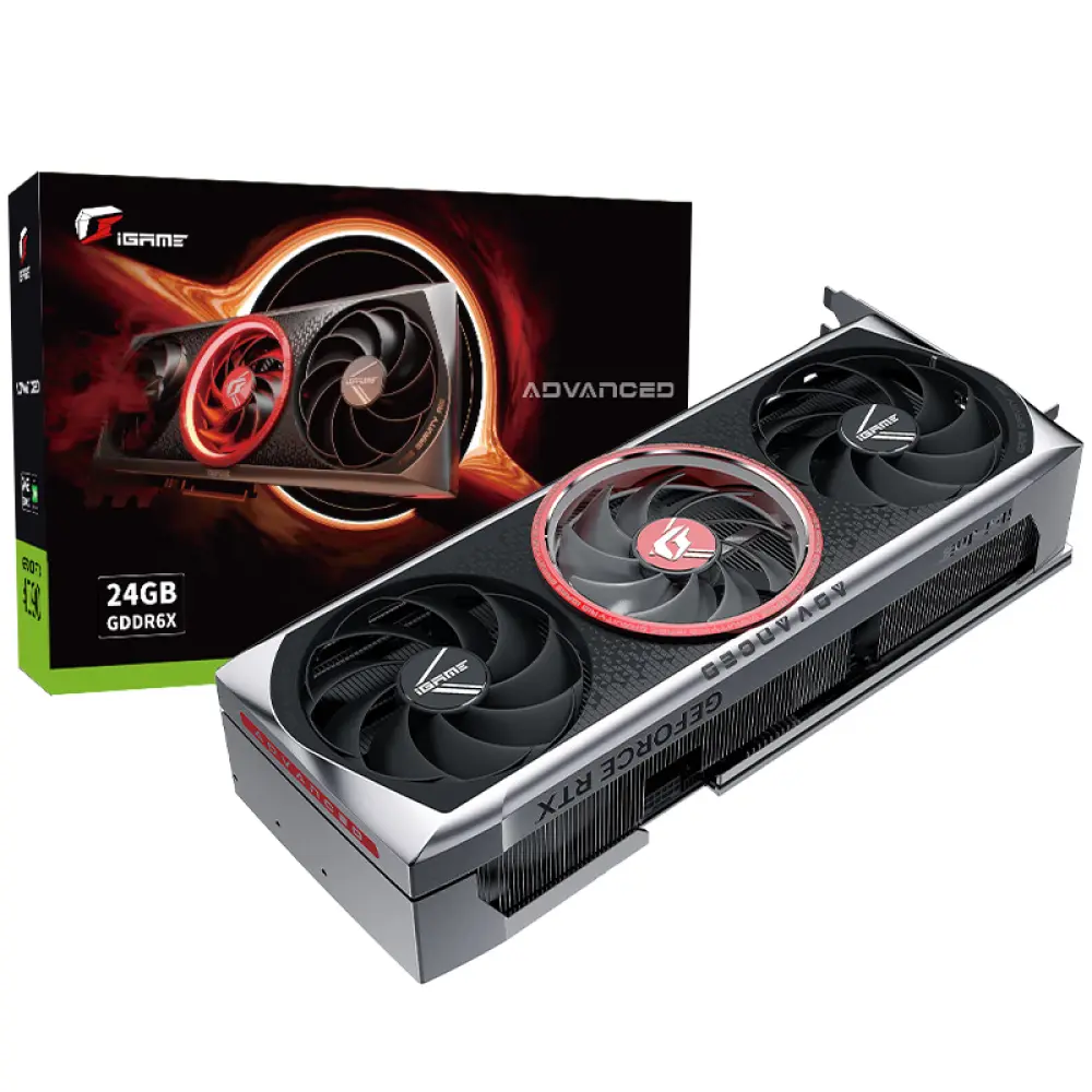 

Видеокарта Colorful iGame GeForce RTX 4090 Advanced DDR6 24GB X OC DLSS 3