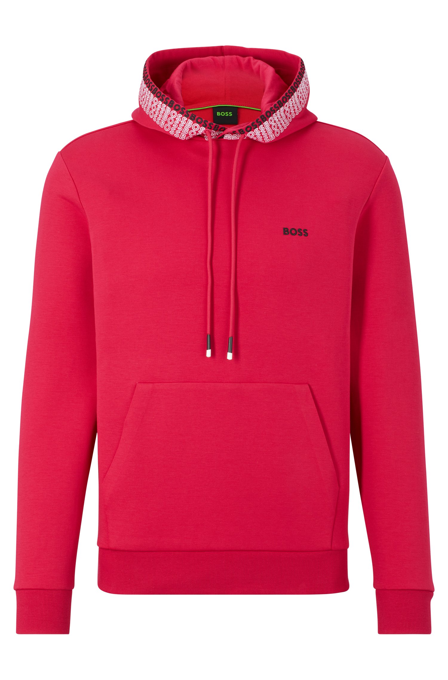 

Толстовка Hugo/Hugo Boss Cotton-blend With Multi-colored Logos, розовый