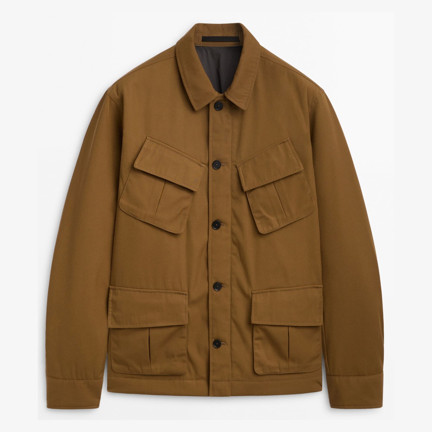 

Куртка Massimo Dutti Studio Utility, рыжевато-коричневый