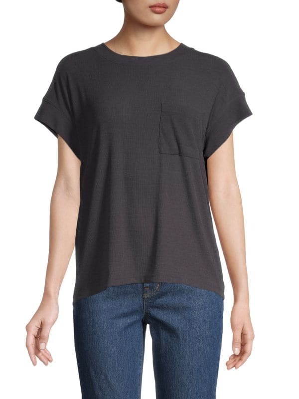 

Футболка Eastover Madewell ребристая, черный