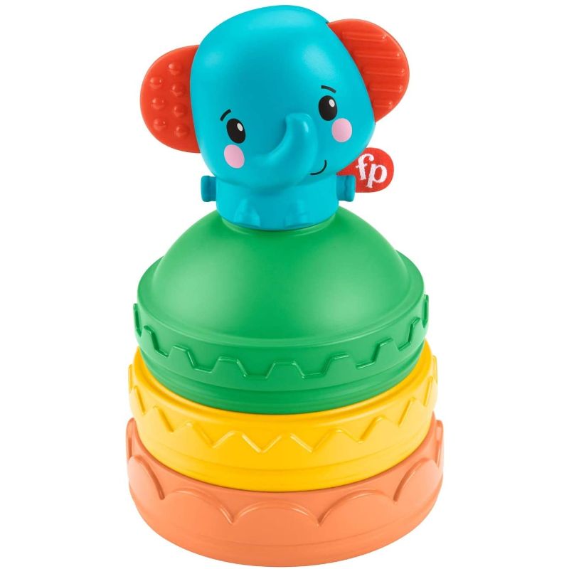 Развивающая пирамидка Fisher Price Stacking Elephant - фото