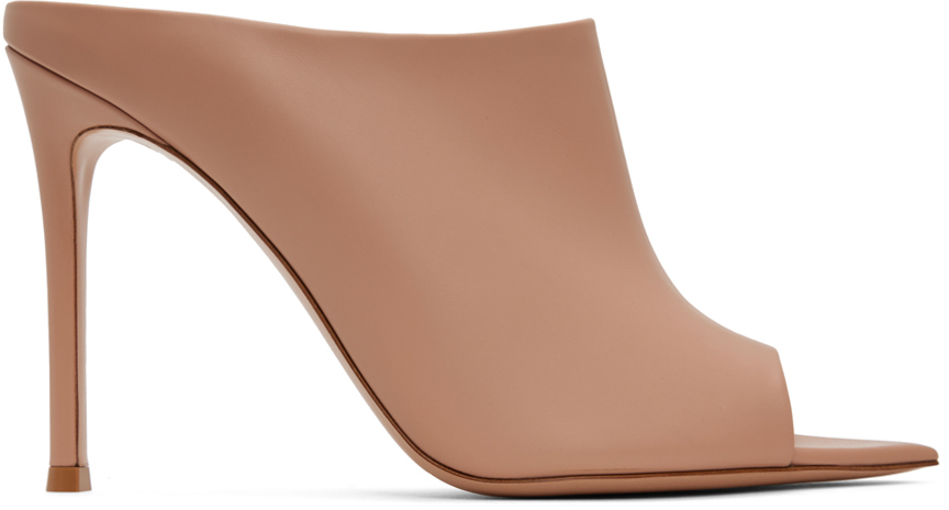 

Розовые босоножки на каблуке Nova 105 Gianvito Rossi