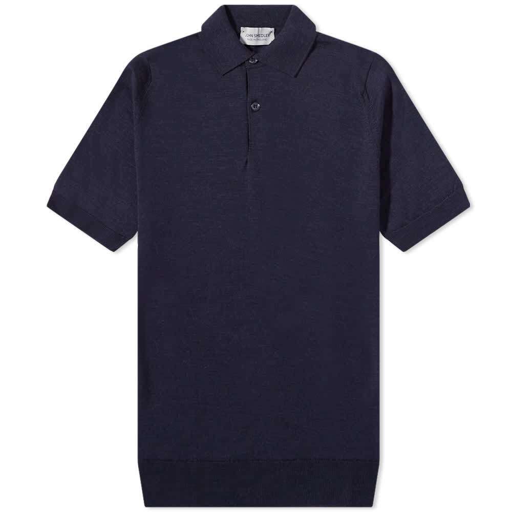 

Футболка John Smedley Merino Knit Polo, Черный