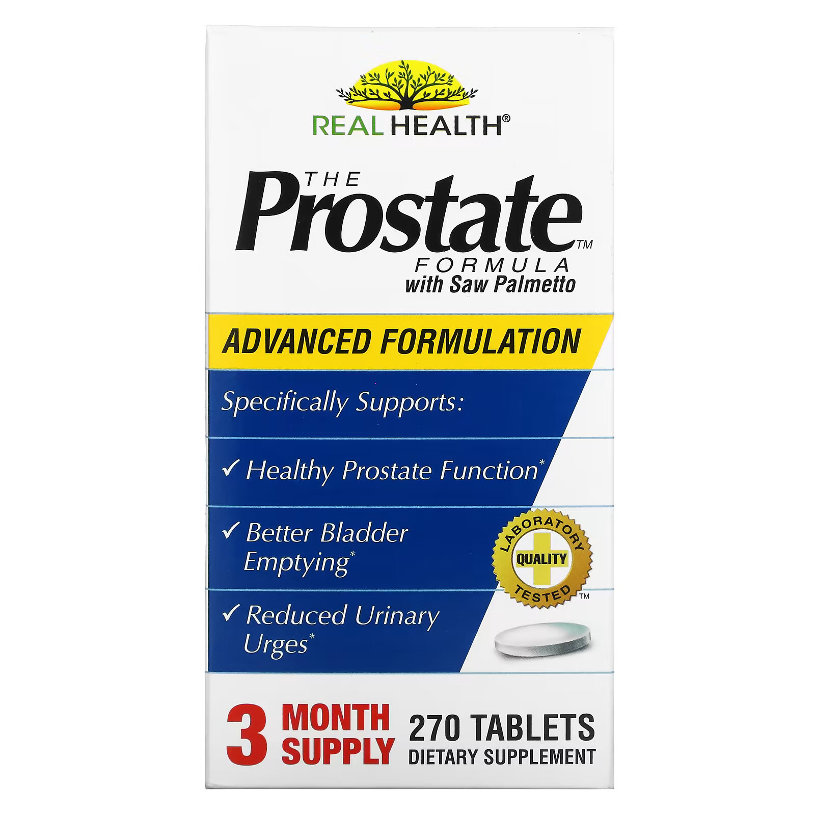 Real Health, The Prostate, комплекс для здоровья простаты с сереноей, 270 таблеток real health the prostate комплекс для здоровья простаты с сереноей 90 таблеток