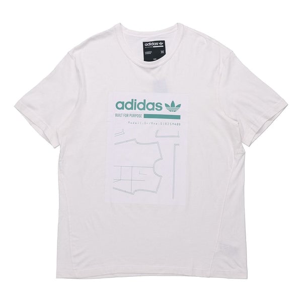 

Футболка Adidas originals Graphic Tee Logo Printing Short Sleeve White, Белый