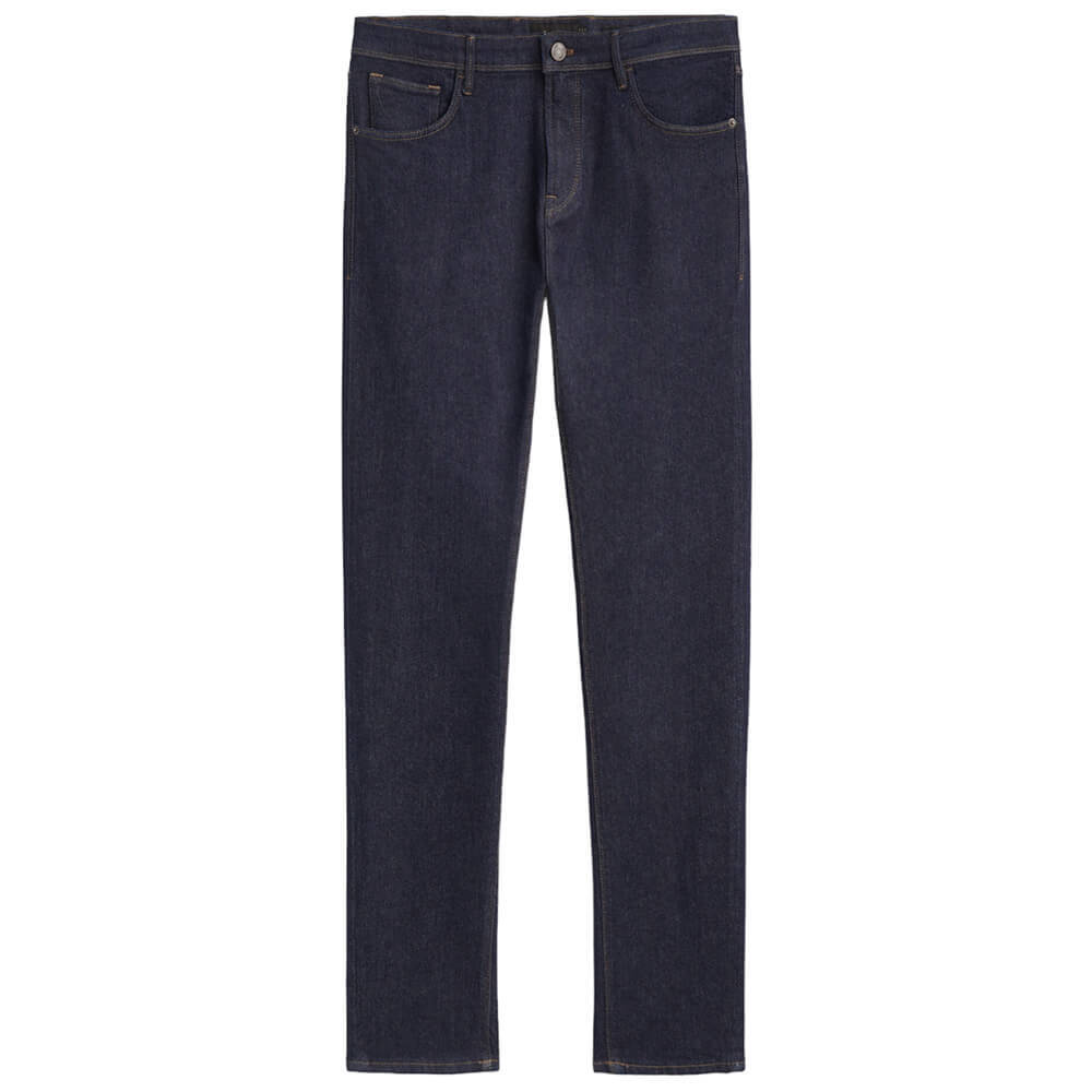 

Джинсы Massimo Dutti Slim Fit Rinse Wash, темно-синий