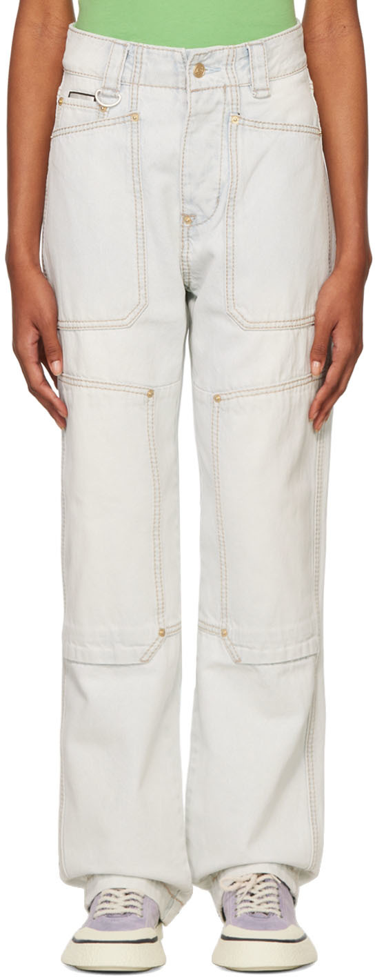 

Джинсы SSENSE Exclusive Blue Benz Workwear Blue Eytys, Серый, Джинсы SSENSE Exclusive Blue Benz Workwear Blue Eytys