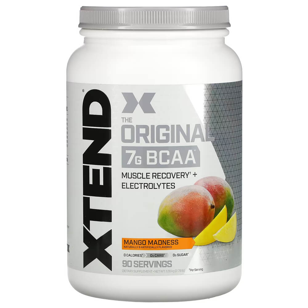 Аминокислоты BCAA Xtend со вкусом манго 7г, 1260 г электролиты evlution nutrition bcaa energy plus апельсин и манго