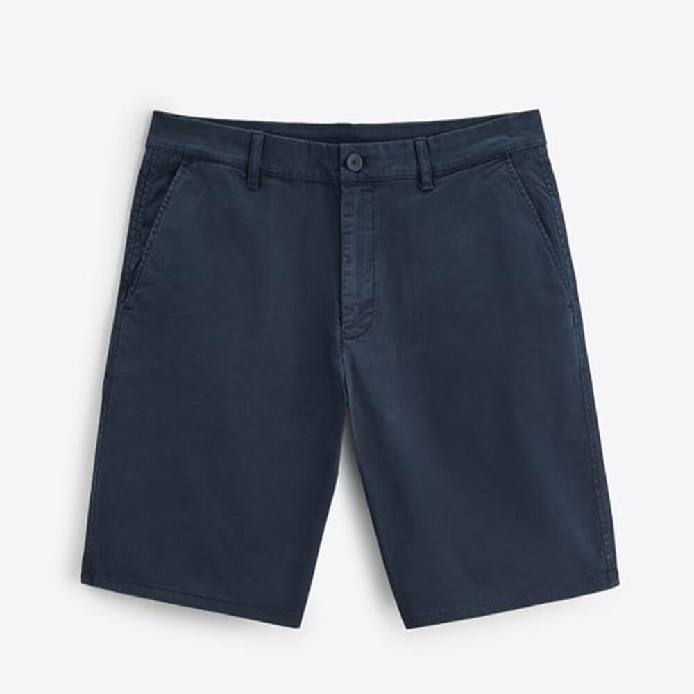 

Шорты Zara Cotton Chino Bermuda, тёмно-синий