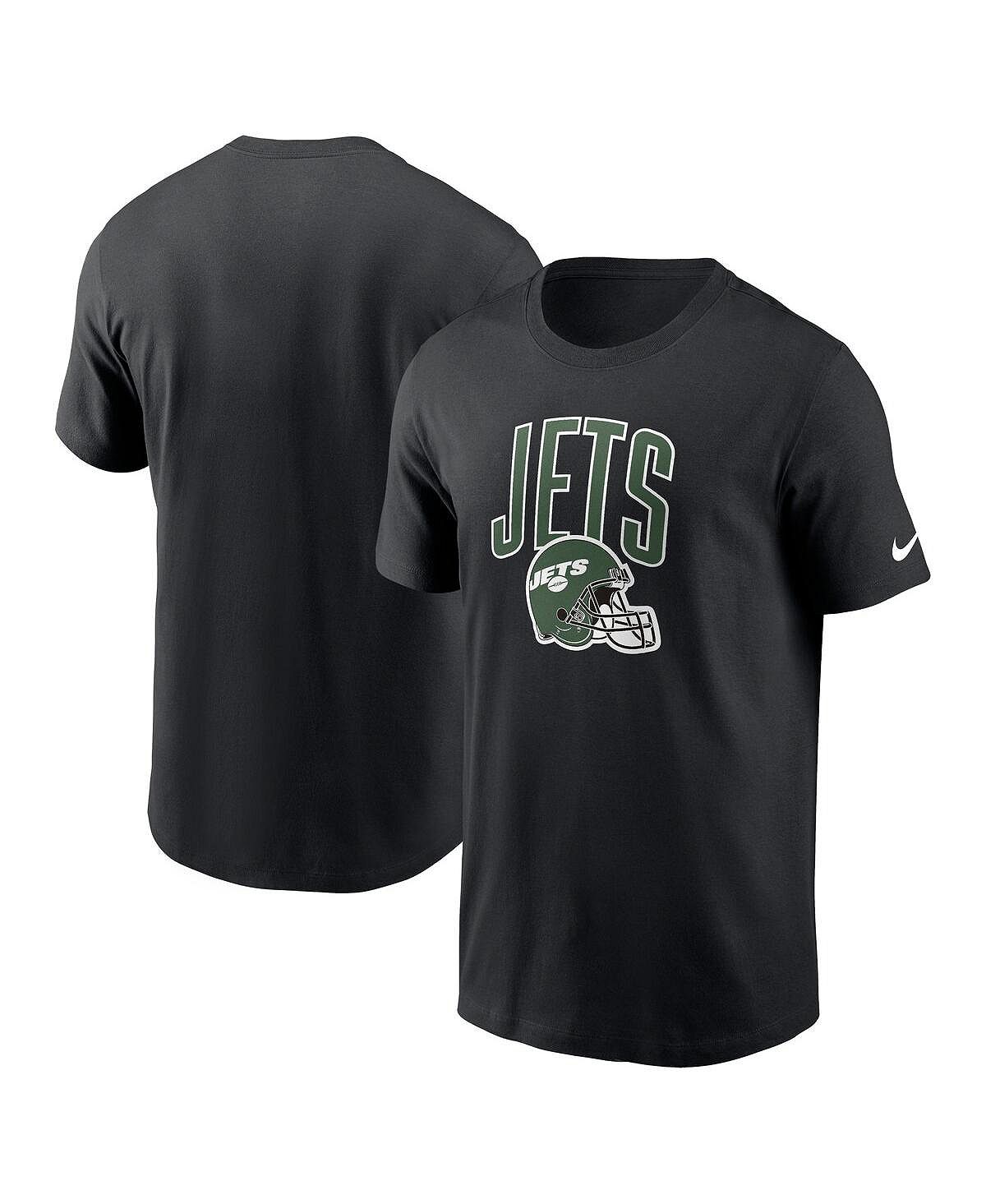 цена Мужская черная спортивная футболка new york jets team Nike, черный