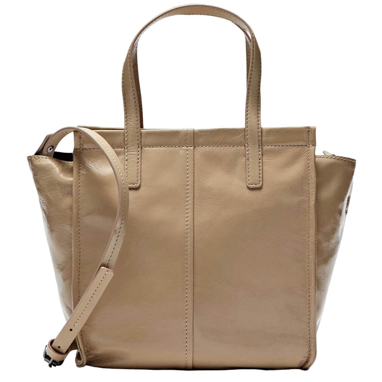 

Сумка-тоут Massimo Dutti, бежевый