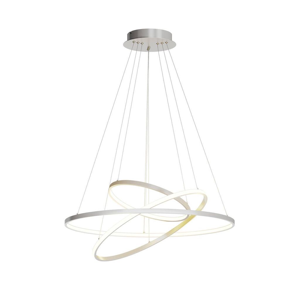 

Lucande LED 'Ezana' из алюминия из металла, серебро