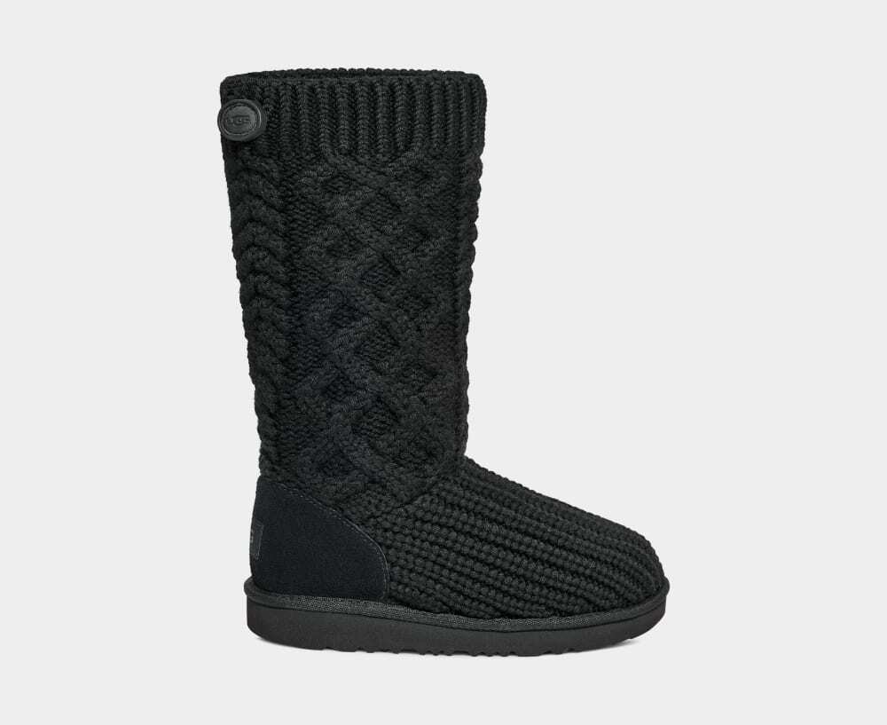 

Сапоги Classic Cardi Cabled Knit UGG, черный