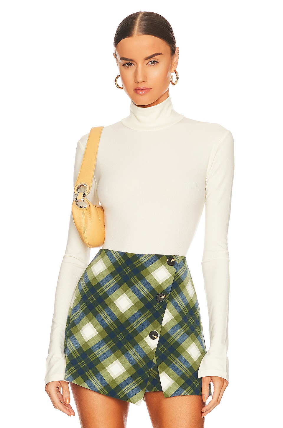 

Боди WeWoreWhat Turtle Neck, слоновая кость
