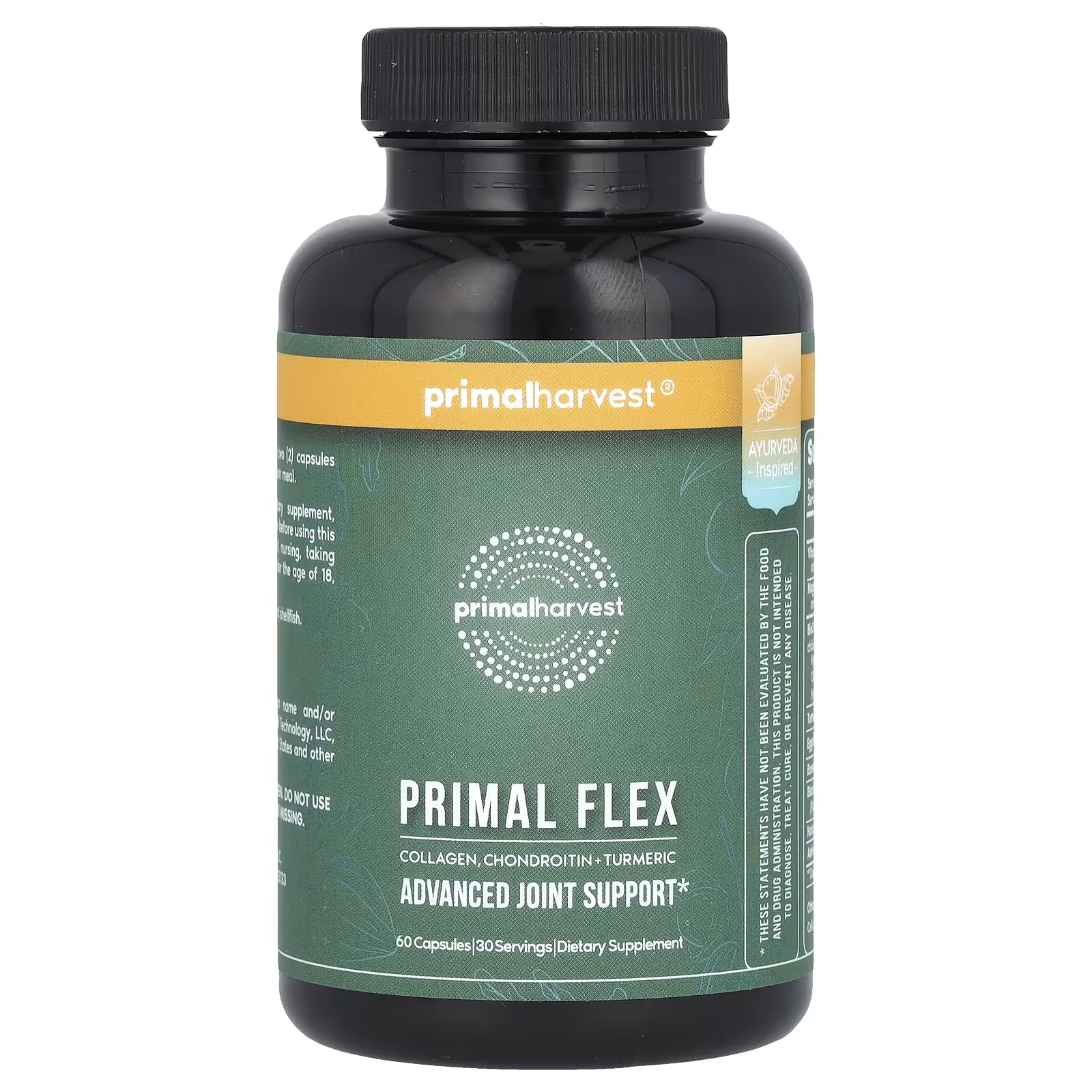 Пищевая добавка Primal Harvest Primal Flex, 60 капсул primal harvest primal пребиотическая клетчатка 300 г