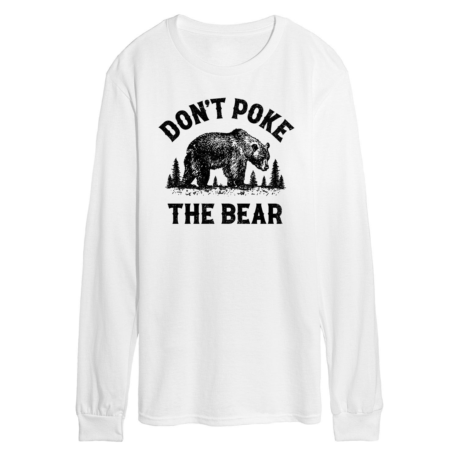 

Мужская футболка с длинными рукавами и рисунком Dont Poke The Bear Licensed Character