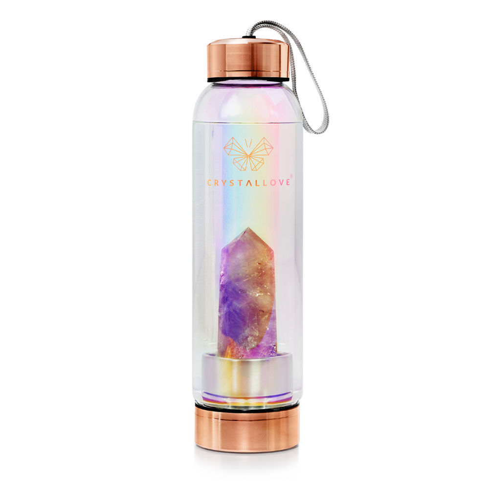 

Бутылка для воды CrystalLove Hologram с аметистом