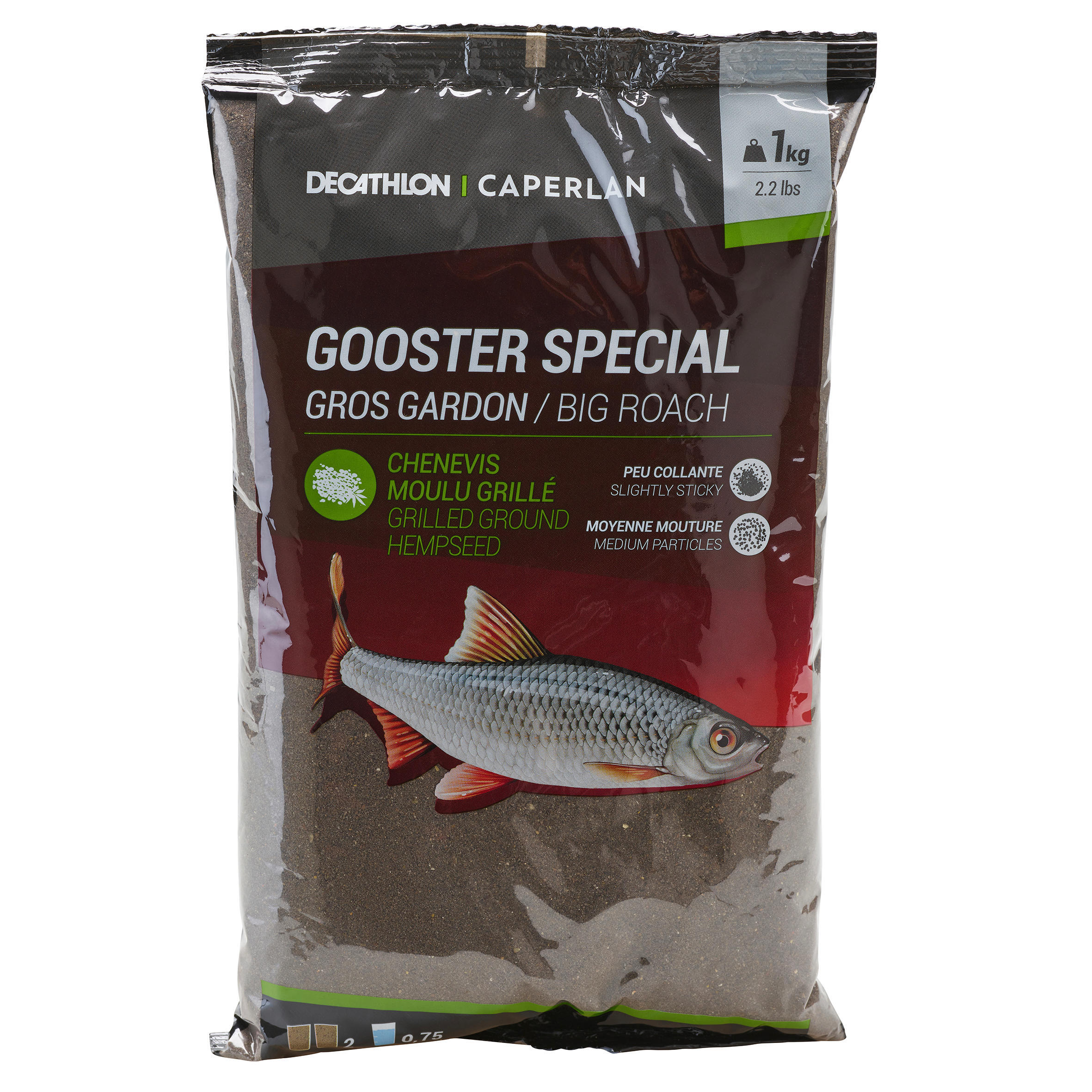 Прикормка Gooster Special плотва черная 1 кг CAPERLAN