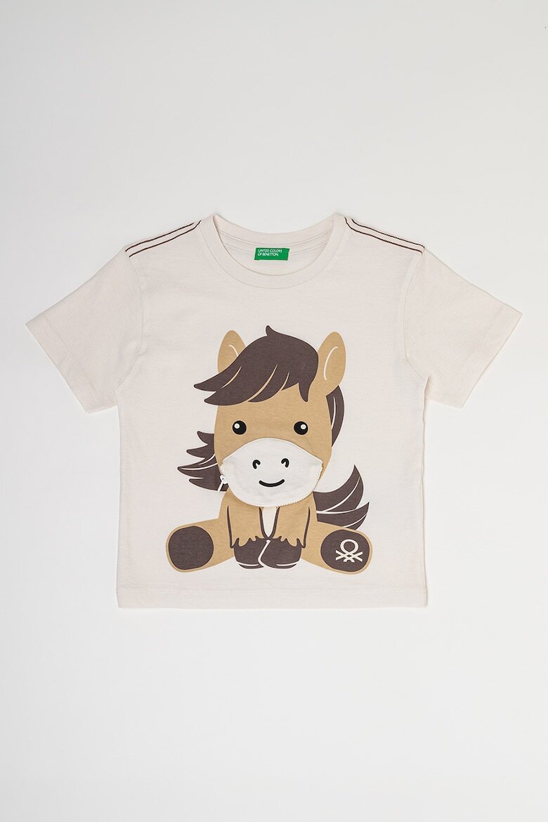 

Футболка с принтом United Colors Of Benetton, серый